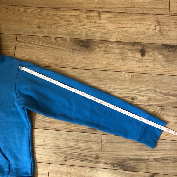 Women’s Vintage Take Cover Blue Cookie Monster Graphic Hoodie size XS - Picture 12 of 14